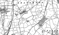 Old Map of Draughton, 1884