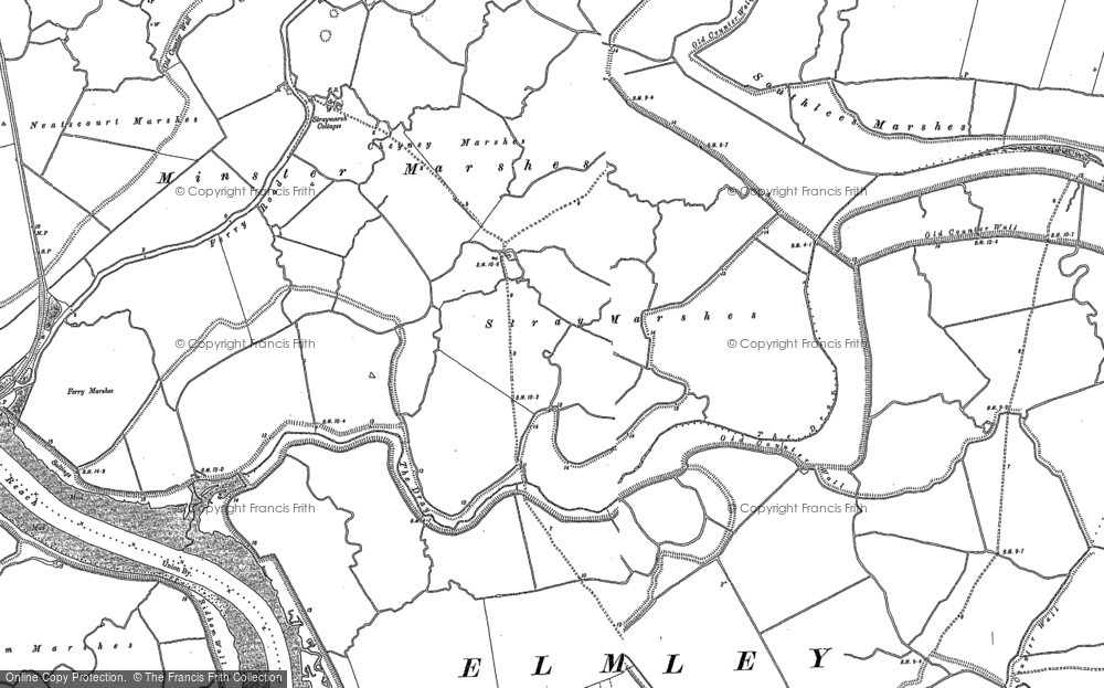Old Map of Dray, The, 1896 in 1896