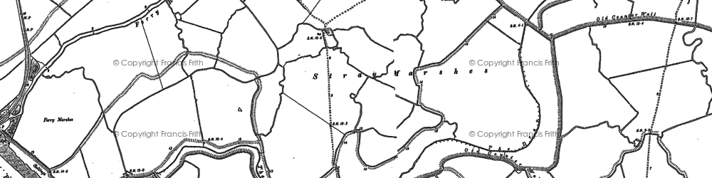Old map of Dray, The in 1896