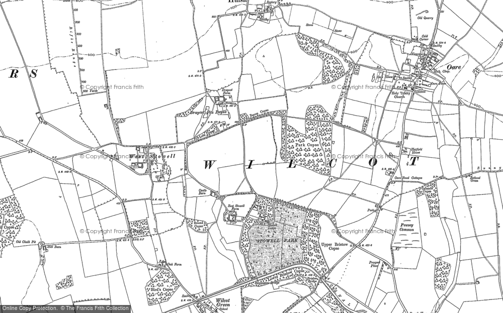 Old Map of Draycot Fitz Payne, 1899 in 1899