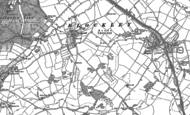 Old Map of Draycott, 1883 - 1900