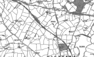 Old Map of Drayton Resr, 1884 - 1899