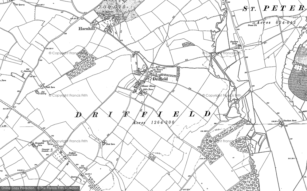 Old Map of Driffield, 1882 - 1920 in 1882