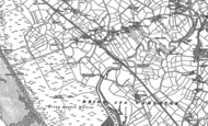 Old Map of Drigg, 1898