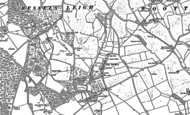 Old Map of Dry Sandford, 1898 - 1911