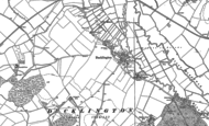 Old Map of Ducklington, 1898