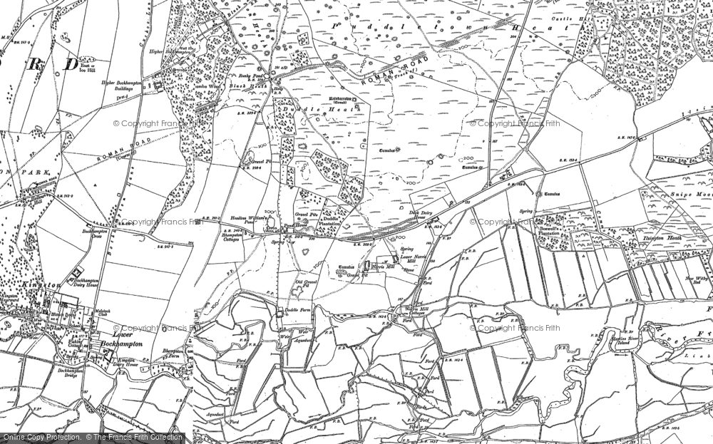 Old Map of Duddle Heath, 1887 in 1887