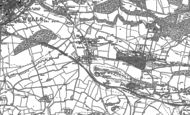 Old Map of Dulcote, 1885 - 1886
