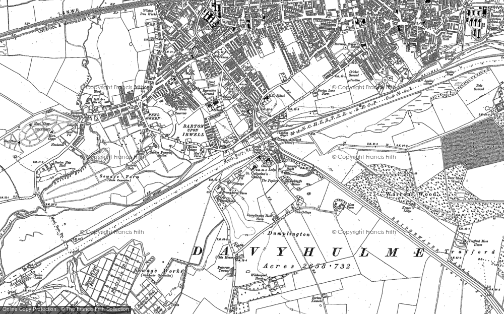 Old Map of Dumplington, 1894 in 1894