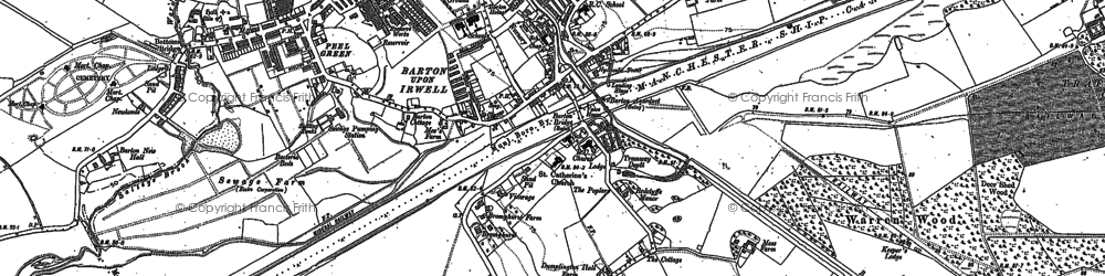 Old map of Dumplington in 1894