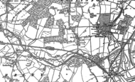 Old Map of Dunbridge, 1895