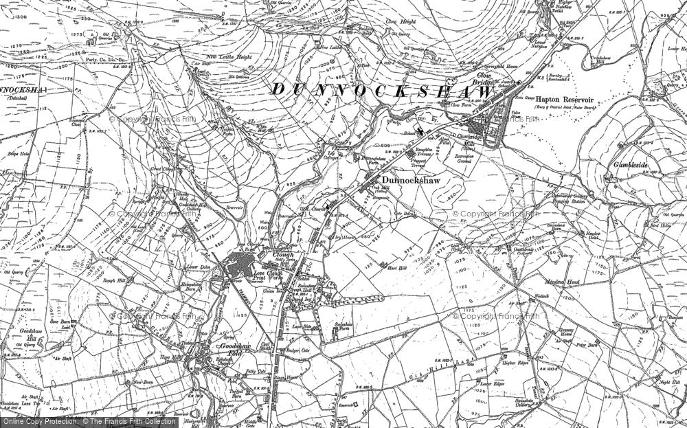 Dunnockshaw, 1892