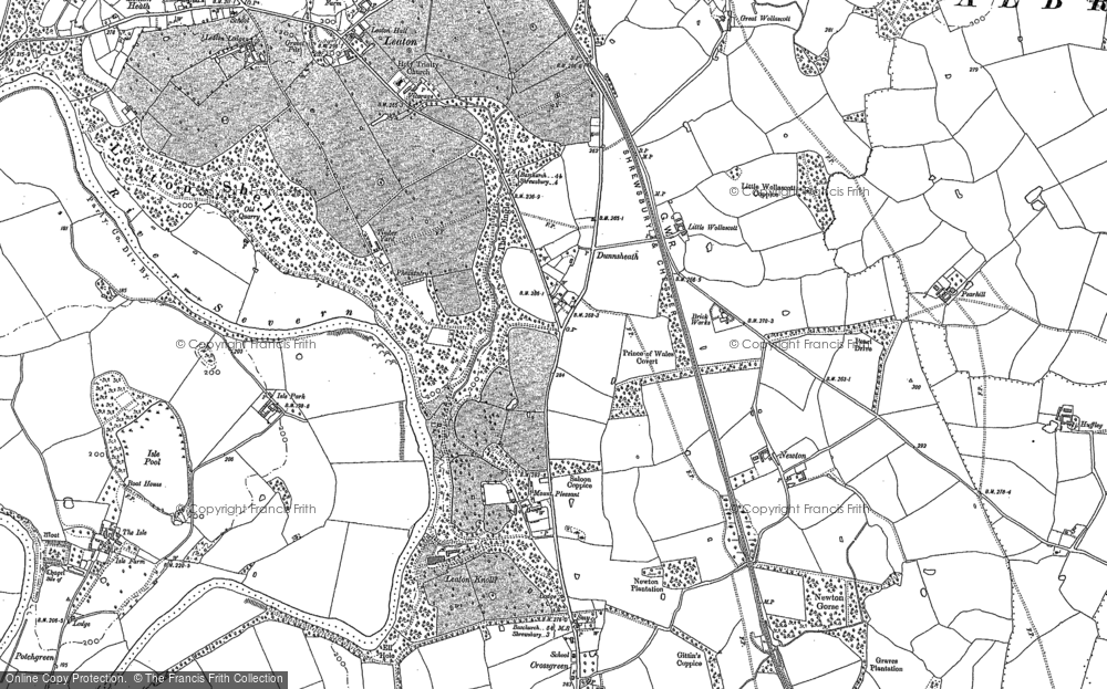 Old Map of Dunnsheath, 1881 in 1881