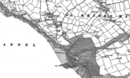 Old Map of Dunraven Bay, 1897
