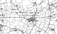 Old Map of Duns Tew, 1898
