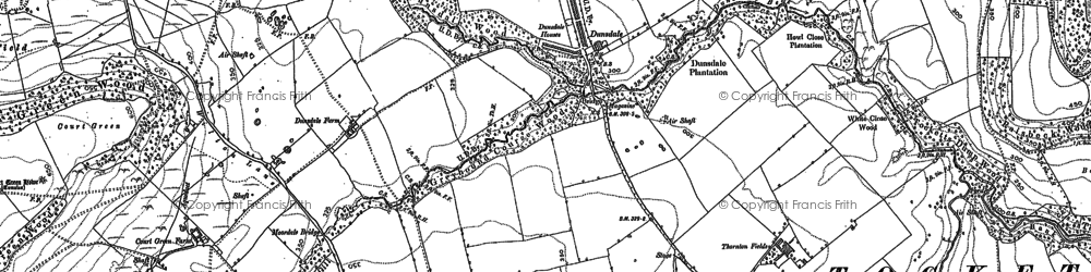 Old map of Dunsdale in 1893