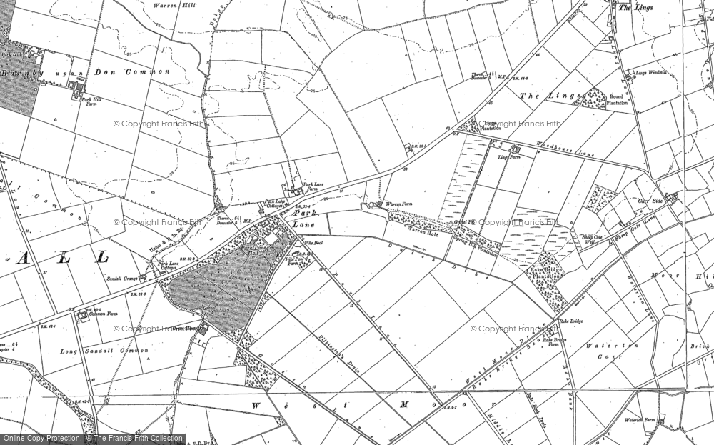 Old Map of Dunsville, 1891 in 1891