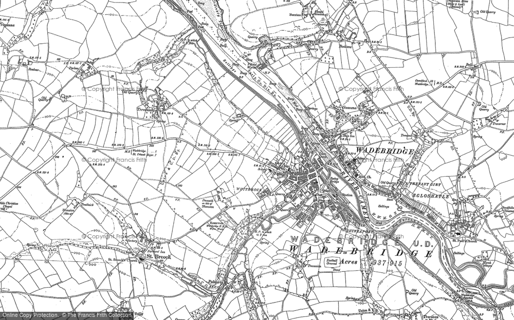 Old Map of Dunveth, 1880 in 1880