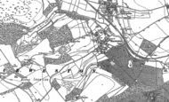 Old Map of Durweston, 1886 - 1887