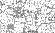 Old Map of Duton Hill, 1876 - 1896
