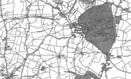 Old Map of Dyrham, 1881