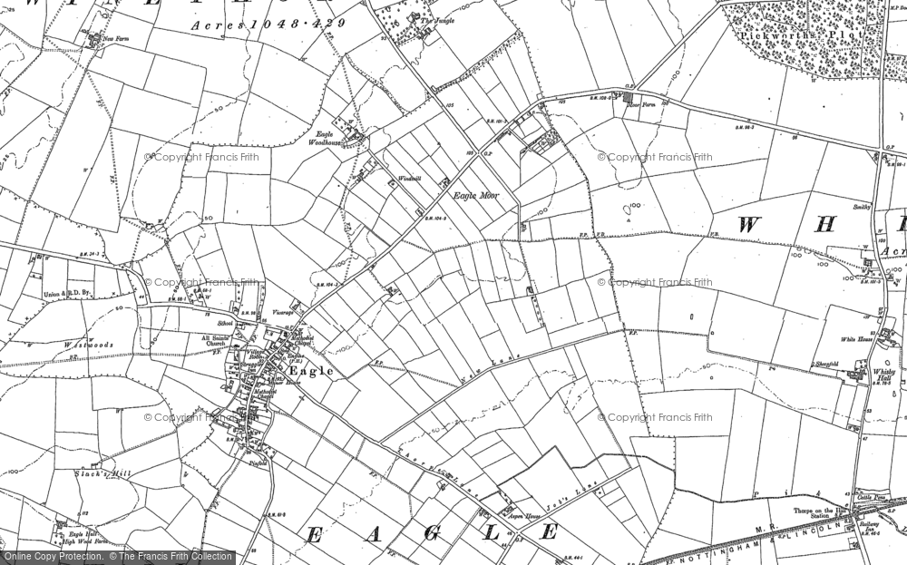 Old Map of Eagle Moor, 1899 - 1904 in 1899