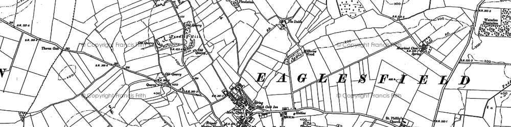 Old map of Eaglesfield in 1898