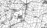 Old Map of Earl Stonham, 1884