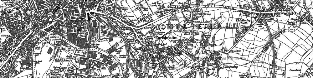 Old map of Earlsheaton in 1892