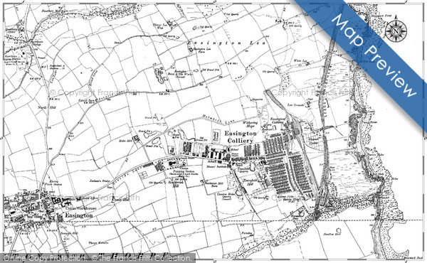 Old Map of Easington Colliery, 1897 - 1914 in 1897