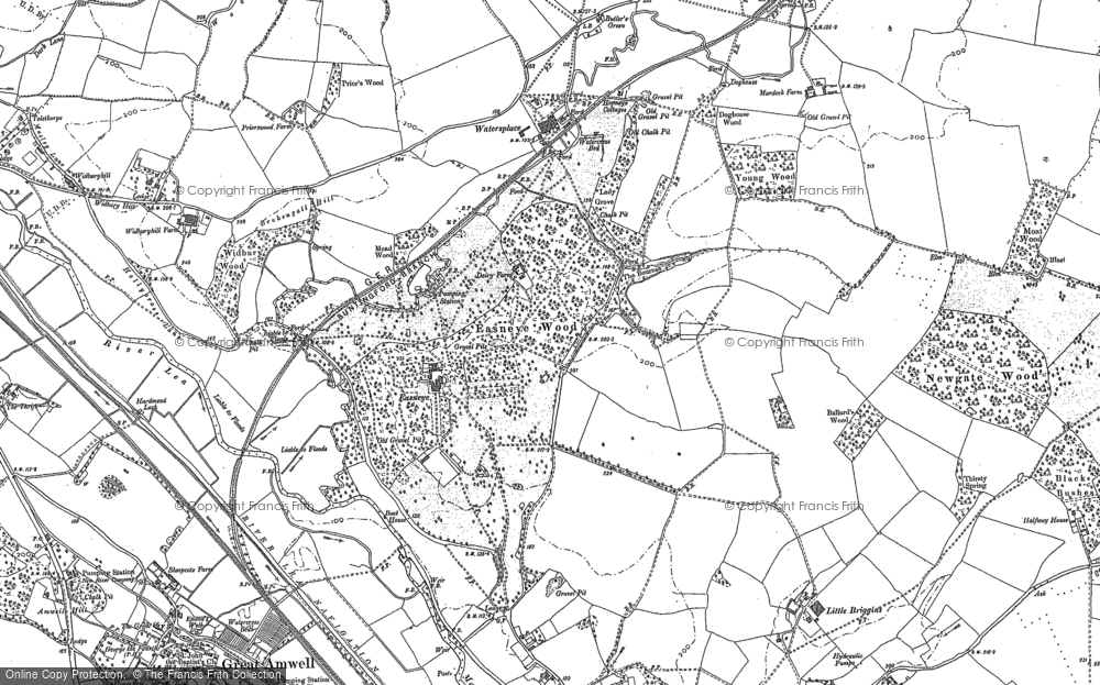 Old Map of Easneye, 1897 - 1919 in 1897
