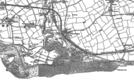 Old Map of East Aberthaw, 1897 - 1914