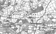 Old Map of East Anstey, 1903