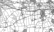 Old Map of East Burton, 1886