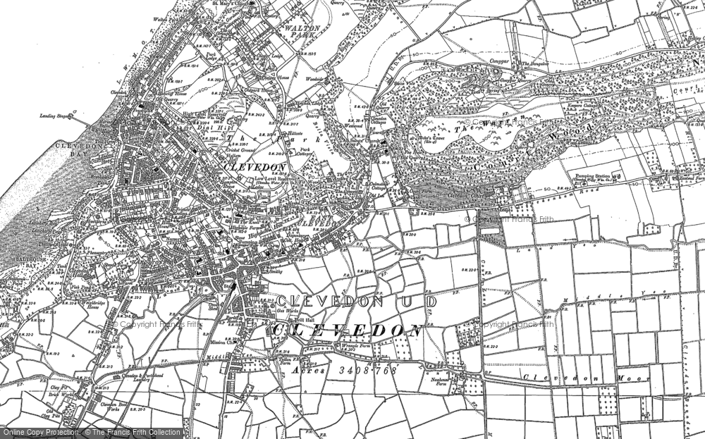 Old Map of East Clevedon, 1902 in 1902