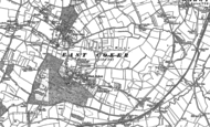 Old Map of East Coker, 1886 - 1901