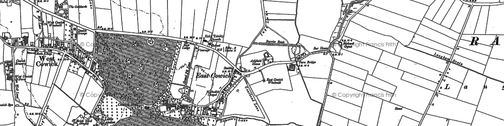 Old map of Breever's Br in 1888