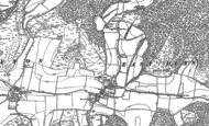 Old Map of East Dean, 1896