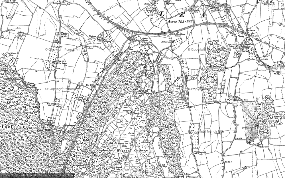 Old Maps of East Dean, Gloucestershire - Francis Frith