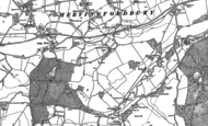 Old Map of East End Green, 1896 - 1897