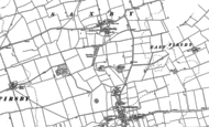 Old Map of East Firsby, 1885 - 1886