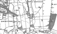 Old Map of East Ginge, 1898