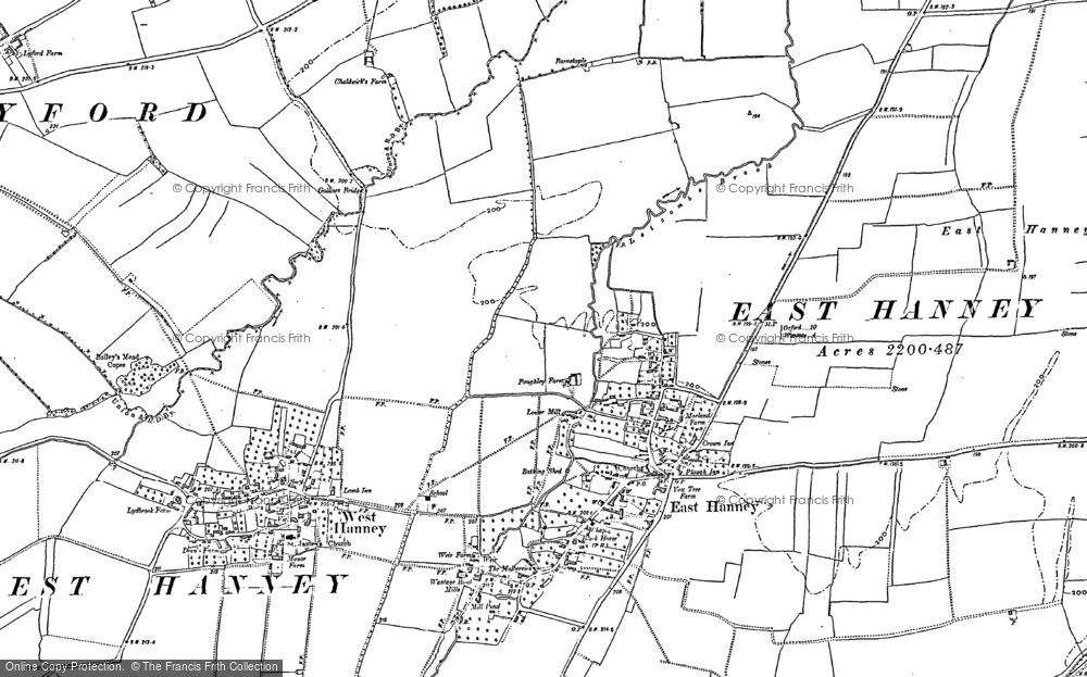 East Hanney, 1898