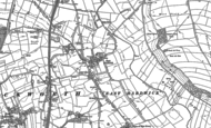 Old Map of East Hardwick, 1860 - 1890