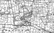 Old Map of East Hauxwell, 1891