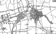Old Map of East Hendred, 1898