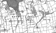 Old Map of East Horndon, 1895