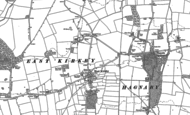 Old Map of East Kirkby, 1887