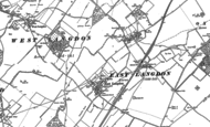Old Map of East Langdon, 1896 - 1906