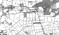 Old Map of East Lexham, 1883 - 1884